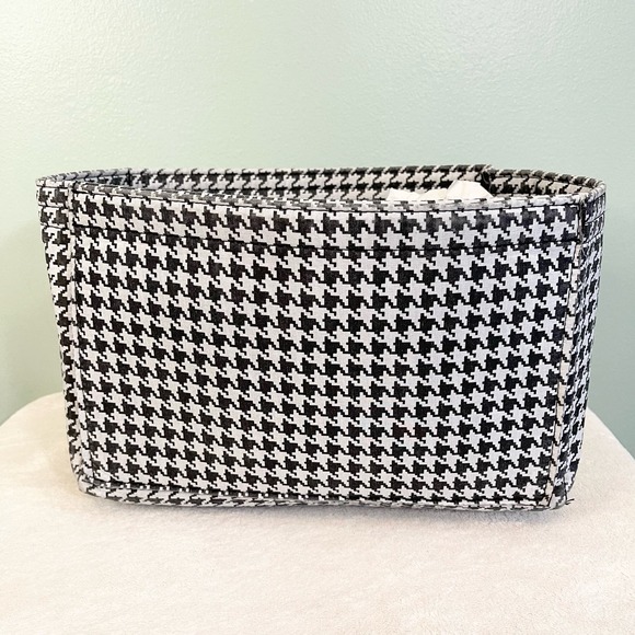 ZTUGO Women's Black Houndstooth Lightweight Versatile Universal Organizer - Picture 2 of 10